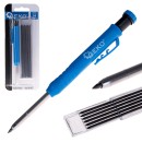 Ołówek automatyczny budowlany - stolarski + 7 wkładów (200)