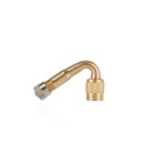 Końcówka przedłużka do pompowania - mosiężna kątowa 45° 8mm (25/250)