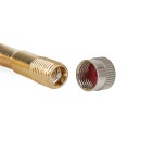 Końcówka przedłużka do pompowania - mosiężna kątowa 45° 8mm (25/250)