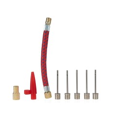 Zestaw końcówek do pompki - igła, wężyk, adapter 8el. (40/500)