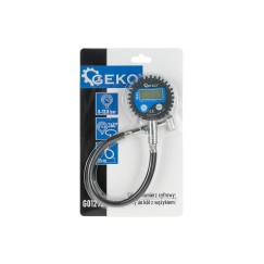 Ciśnieniomierz cyfrowy - elektroniczny do kół z wężykiem (60)