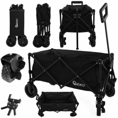 Wózek ogrodowy - plażowy składany 127L 100kg (1)