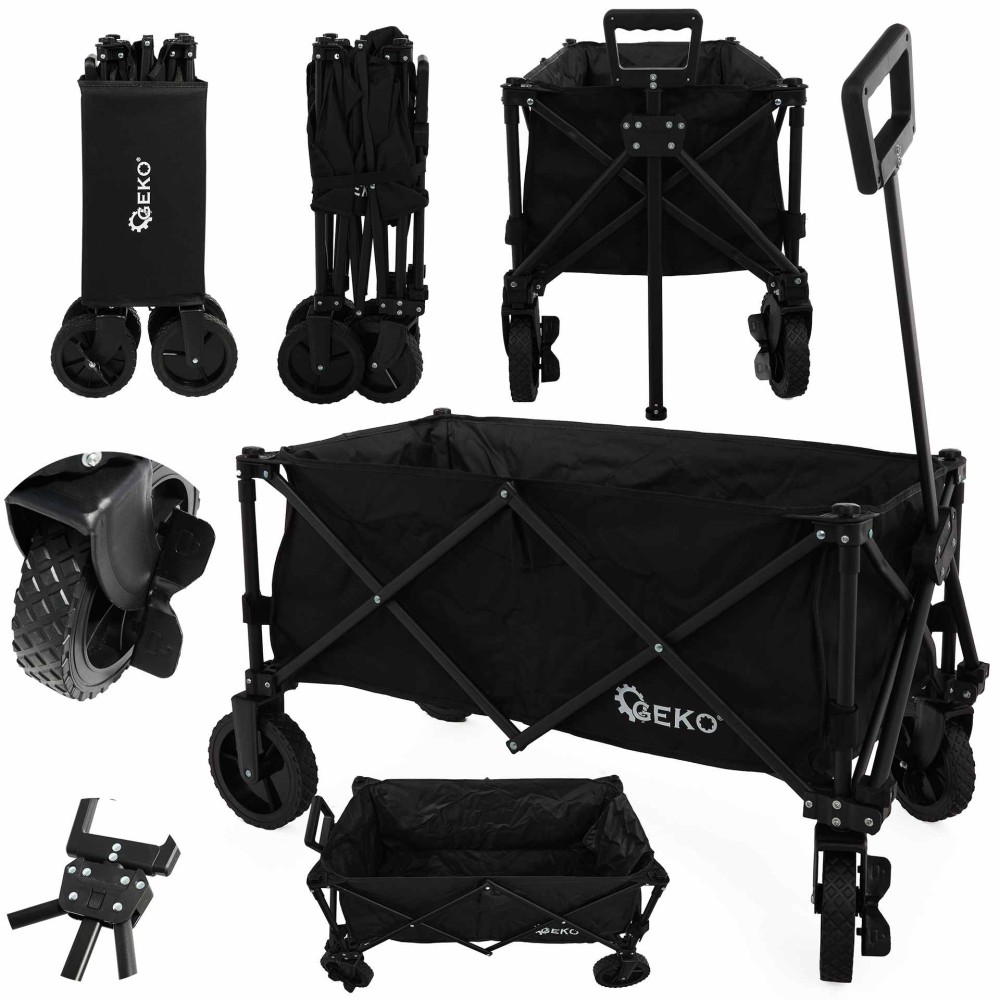 Wózek ogrodowy - plażowy składany 127L 100kg (1)