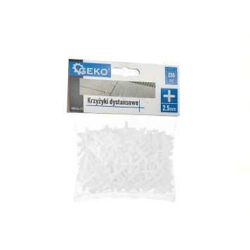 Krzyżyki dystansowe - 2,5mm - op.200szt (100)
