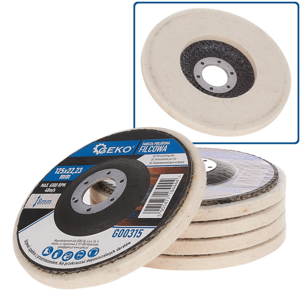 Tarcza polerska filcowa 125mm (5/200)