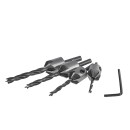 Zestaw wierteł z pogłębiaczem 5el.(25/100)