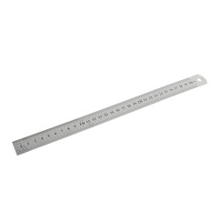 Przymiar liniowy - linijka ze stali nierdzewnej 300mm (20/600)