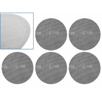 Siatka ścierna na rzep 225mm P150 (5/250)