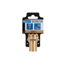 Nypel mosięzny na wąż 25mm - gwint zewnętrzny 1" - na klucz (250)