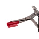 Szczypce zaciskowe morse'a - proste wydłużone szczęki - 225mm CrV (6/48)