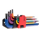 Klucze imbusowe kolorowe 1,5-10mm 9el. CrV (6/48)