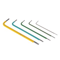 Klucze imbusowe kolorowe 1,5-10mm 9el. CrV (6/48)