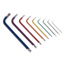 Klucze imbusowe kolorowe 1,5-10mm 9el. CrV (6/48)