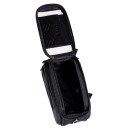 Wodoodporna torba - sakwa  rowerowa na rzep z uchwytem na telefon (40)