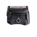 Wodoodporna torba - sakwa  rowerowa na rzep z uchwytem na telefon (40)