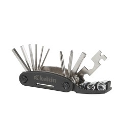 Zestaw wzmocnionych niklowanych kluczy rowerowych 16w1 (100)