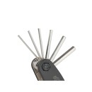 Zestaw wzmocnionych niklowanych kluczy rowerowych 16w1 (100)