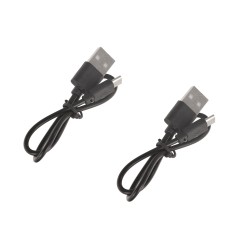 Wodoodporna lampka rowerowa USB IPX4 - zestaw przód + tył (120)