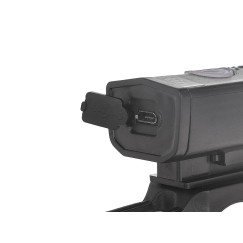 Wodoodporna lampka rowerowa USB IP54 - zestaw przód + tył (120)