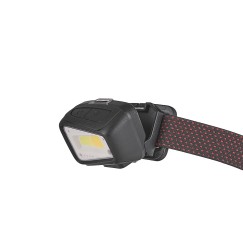 Latarka czołowa z czujnikiem ruchu LED COB 8W (5W+3W) 1800mAh 520lm IP44 (50/100)
