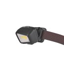 Latarka czołowa z czujnikiem ruchu LED COB 8W (5W+3W) 1800mAh 520lm IP44 (50/100)