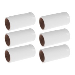 Zestaw 6szt wkładów do rolki do czyszczenia ubrań 10cm x 60listków (50)