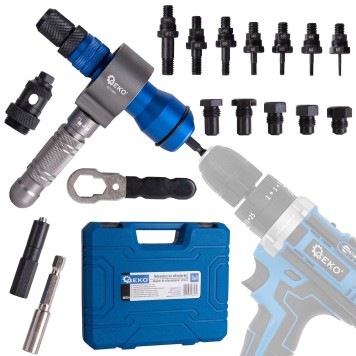 Nitownica na wkrętarkę 3w1 - adapter do nitonakrętek i nitów (10)