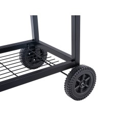 Grill węglowy typu beczka z pokrywą - ruszt 71x35cm (1)