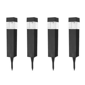 Lampa solarna ogrodowa gruntowa wbijana 6x6x40cm (4/60)