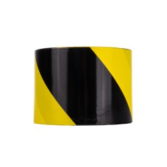 Taśma ostrzegawcza żółto-czarna 100m x 70mm (80)