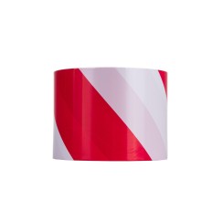 Taśma ostrzegawcza biało-czerwona 100m x 75mm (80)