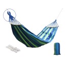 Hamak ogrodowy 2os z drewnianym stabilizatorem 190x150cm 200kg (15)