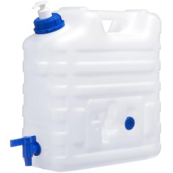 Jerrican bidon en plastique pour l\'eau 15L avec robinet