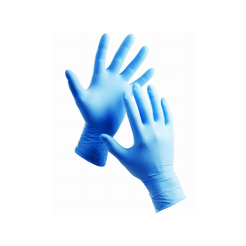 Gants jetables nitryl xl 100pcs bleu