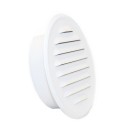 Grille de ventilation aeration  ronde 150 mm blanc avec kołn