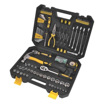 Ensemble Coffret d'outils universel dans une valise, 128 pièces