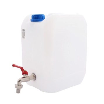 Jerrican bidon en plastique pour eau 20L avec robinet