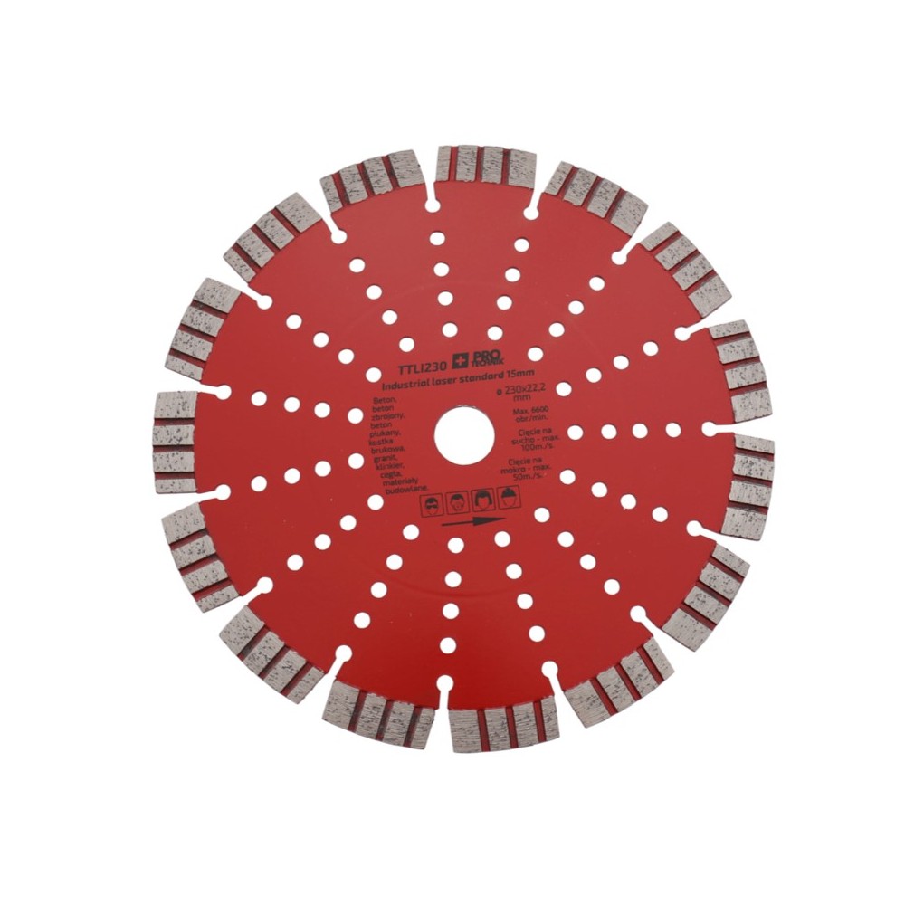 Disque à Tronçonner Diamant LASER 230mm - Performance Pro