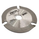 Lame de scie circulaire bois  125 mm 3z Cut + fraisage