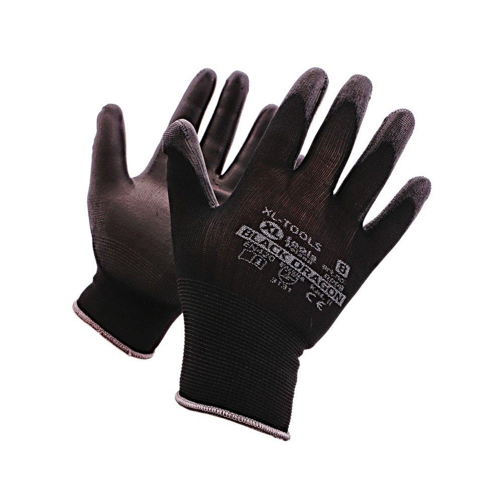 Dragon Gants en polyuréthane noir 11 (1009)