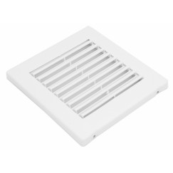 Grille de ventilation aeration  de plast oblique rétine 14x14