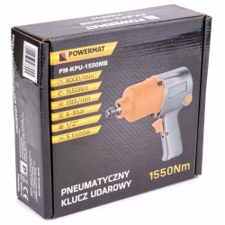 Klucz pneumatyczny udarowy 1/2" 1550Nm PM-KPU-1550MB