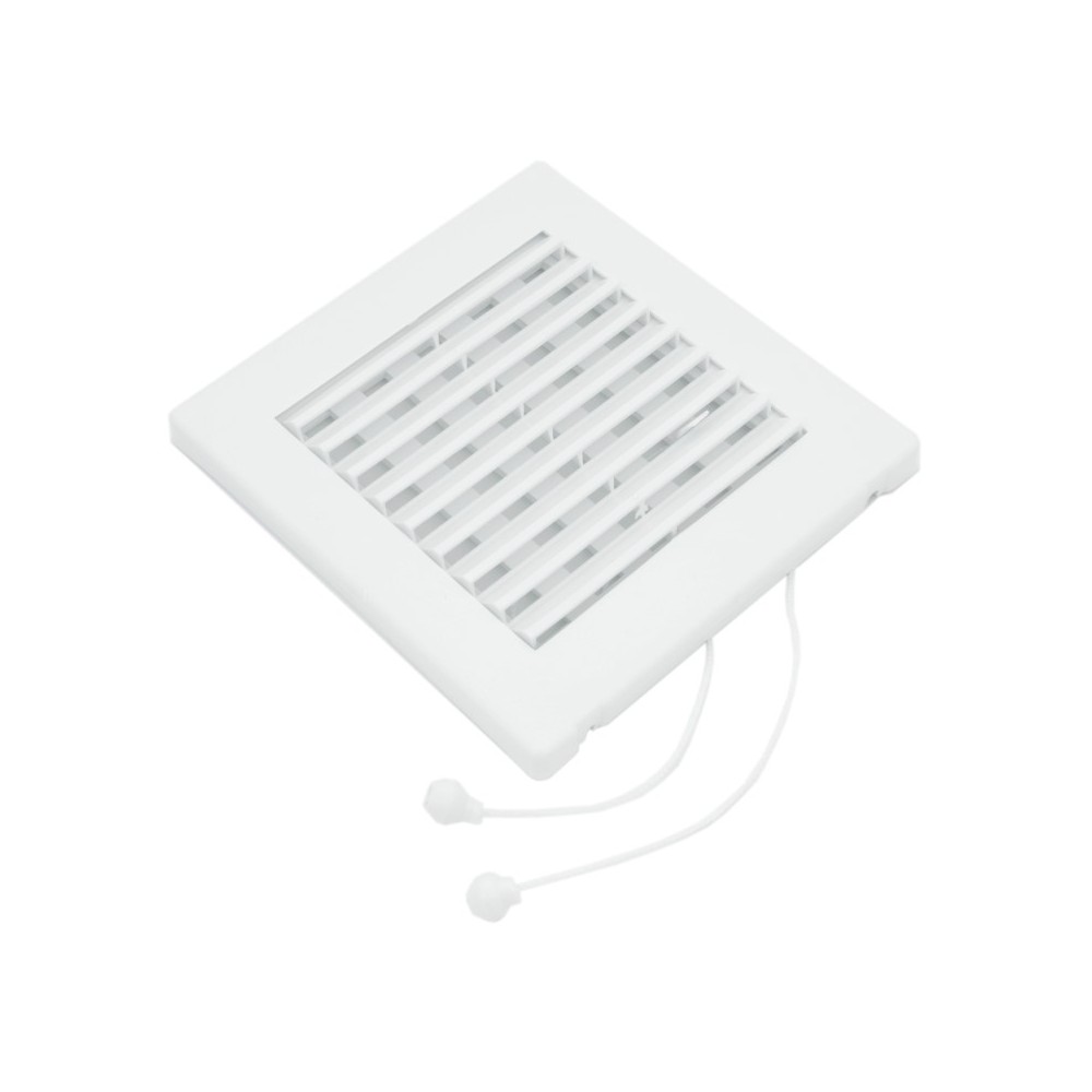 Grille de ventilation aération 14x14 Blanc