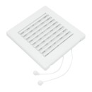 Grille de ventilation aération 14x14 Blanc