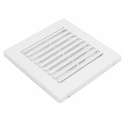 Grille de ventilation aeration  14x14 pour tuyau blanc de 100 mm