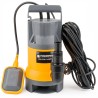 Pompe  vide cave submersible avec flotteur pour eaux sales propres, fosses septiques, 1600W