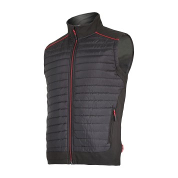 GILET REMBOURRÉ, NOIR-ROUGE, "3XL", CE, LAHTI