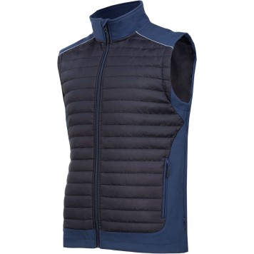 GILET REMBOURRÉ, NOIR-BLEU MARINE, "2XL", CE, LAHTI