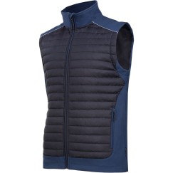 GILET REMBOURRÉ, NOIR-BLEU MARINE, "3XL", CE, LAHTI