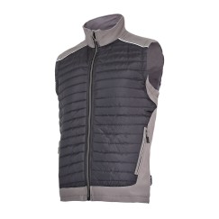 GILET REMBOURRÉ, NOIR-KAKI, "2XL", CE, LAHTI